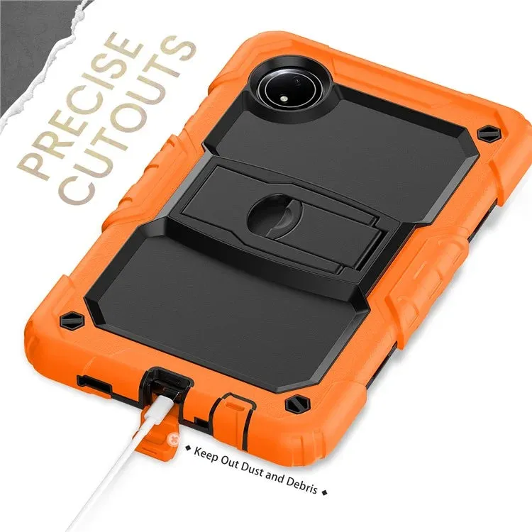 For Xiaomi Redmi Pad SE 4G 8.7 inch Case with Shoulder Strap Kickstand PC Silicone Tablet Cover