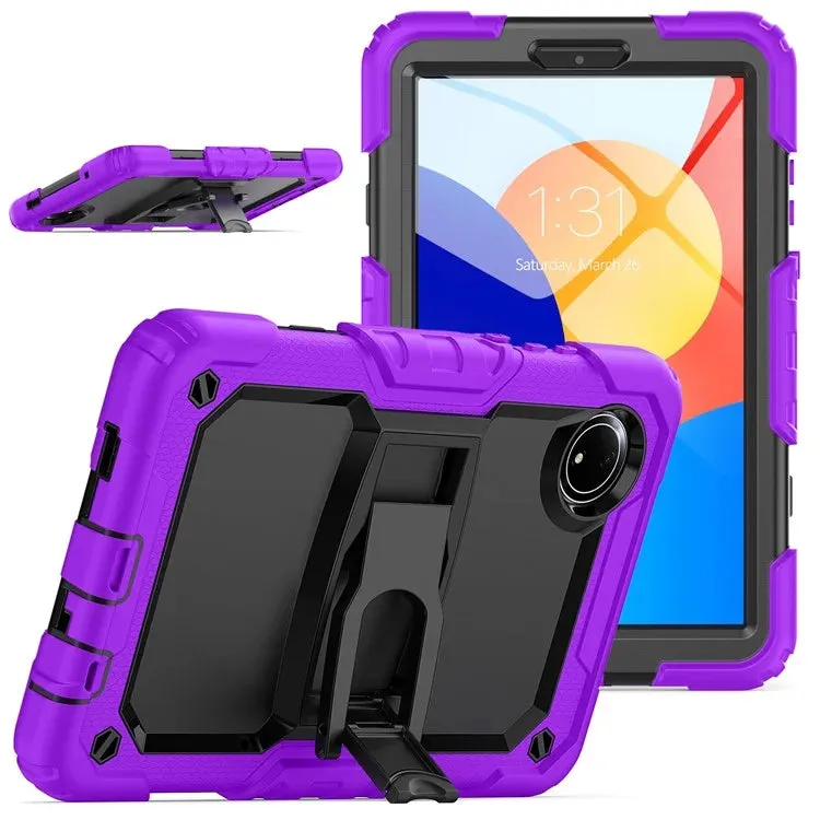 For Xiaomi Redmi Pad SE 4G 8.7 inch Case with Shoulder Strap Kickstand PC Silicone Tablet Cover