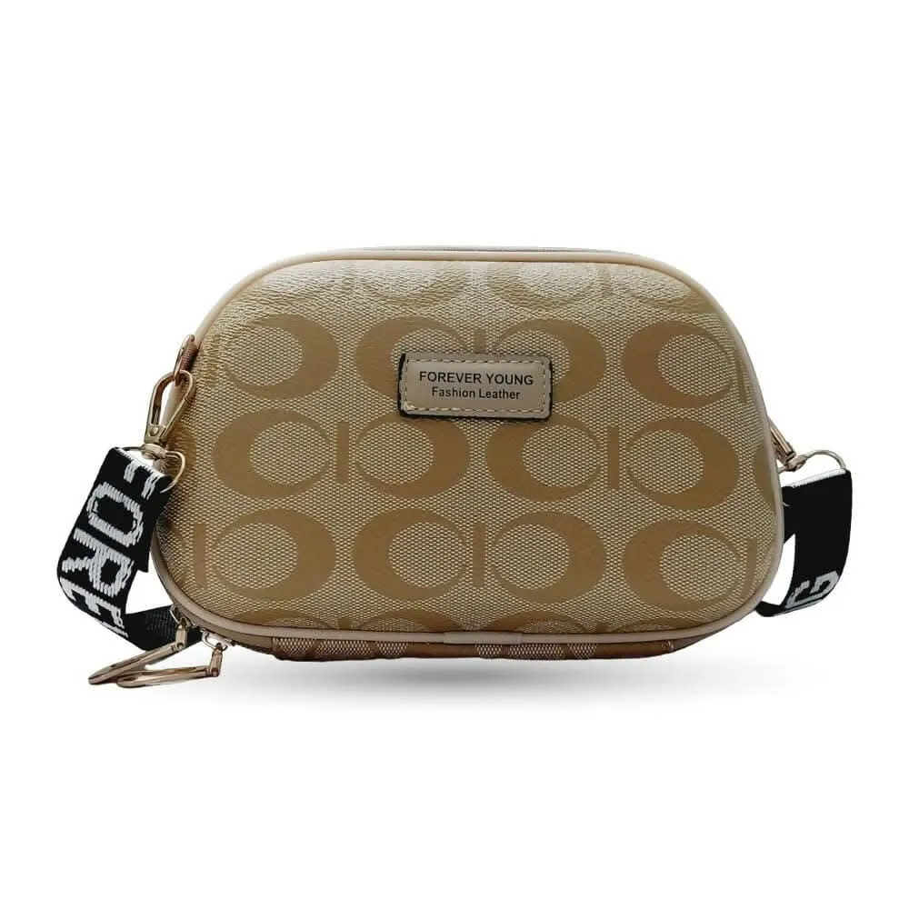 Forever Young Crossbody Sling Bag (Black)