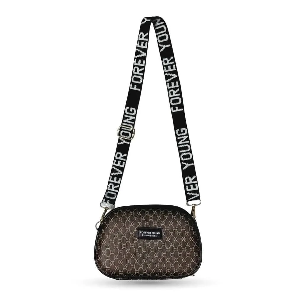 Forever Young Zipper Box Sling Bag