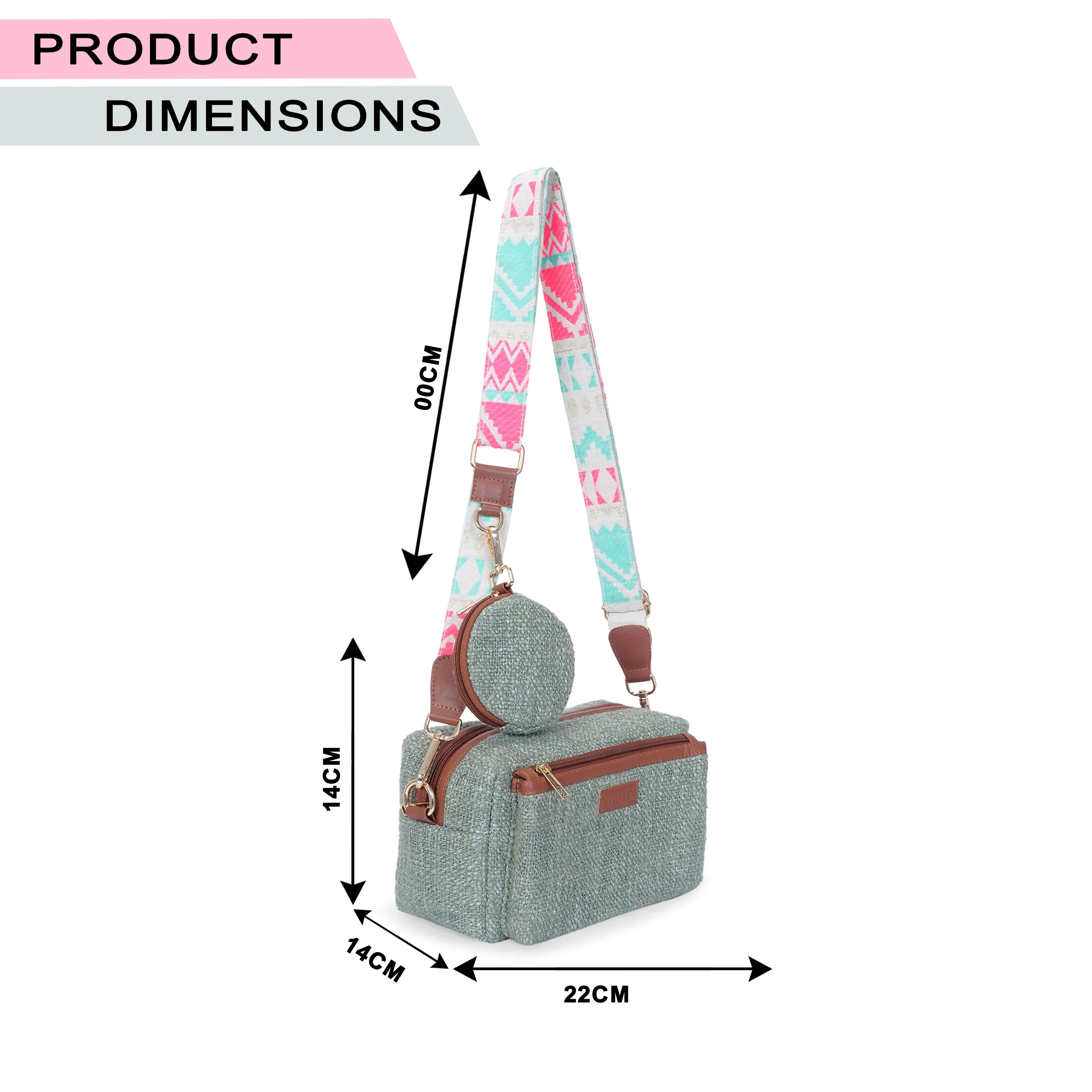 Fresh Mint - Box Sling Bag