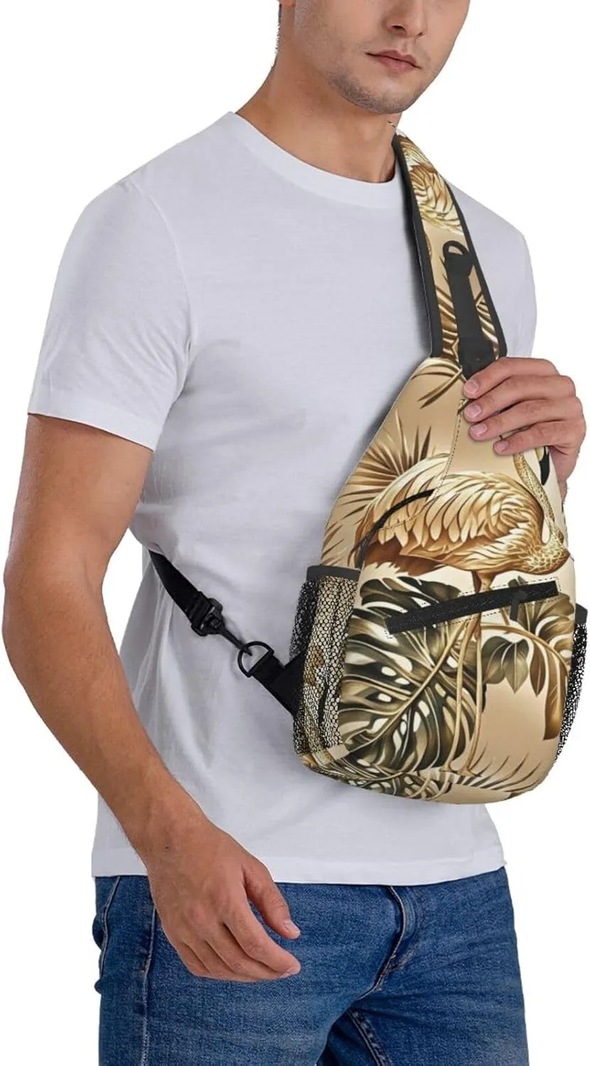 Frog and Pond Crossbody Bags Cross Chest Bag Adjustable Sling Backpack for Women Men