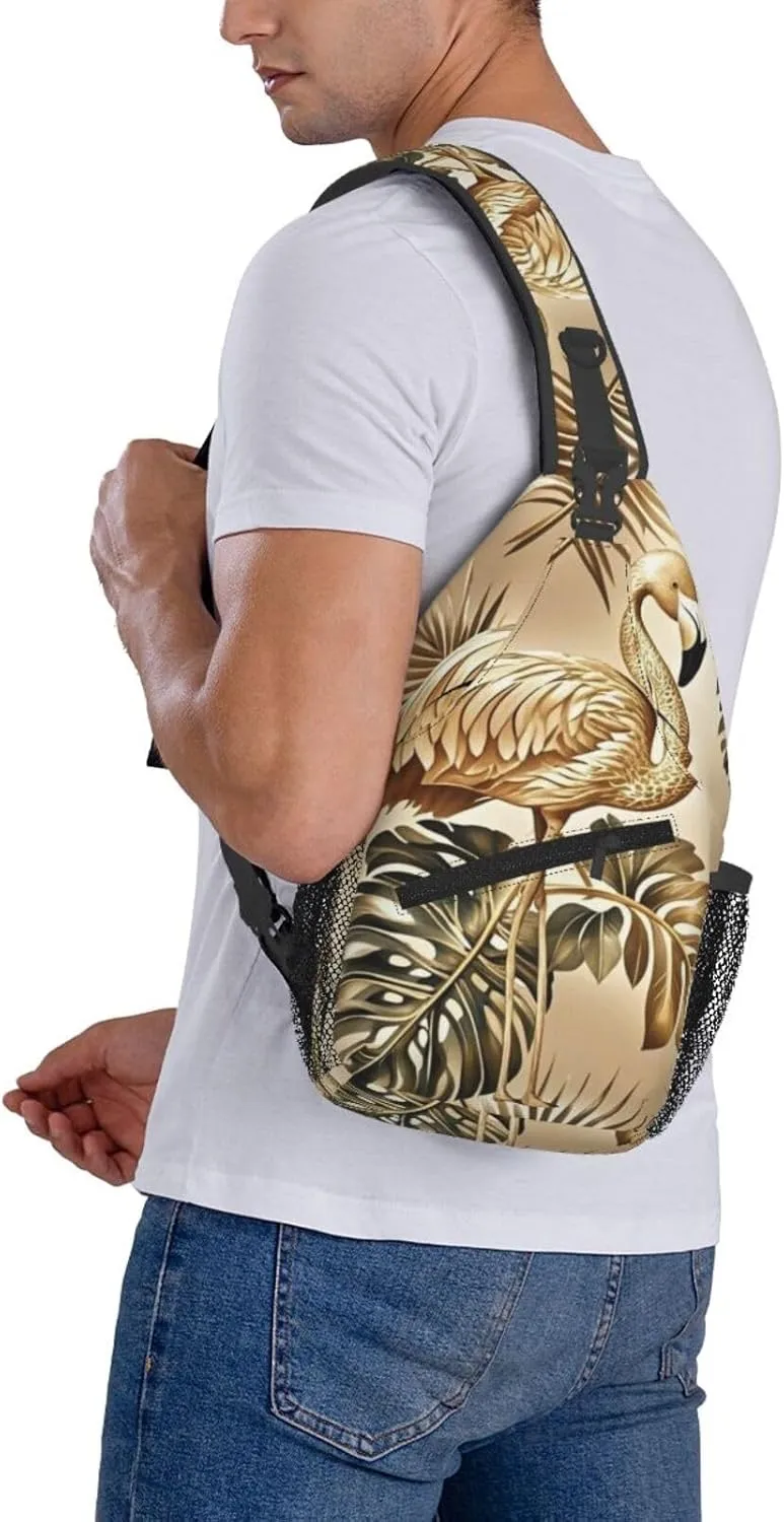 Frog and Pond Crossbody Bags Cross Chest Bag Adjustable Sling Backpack for Women Men