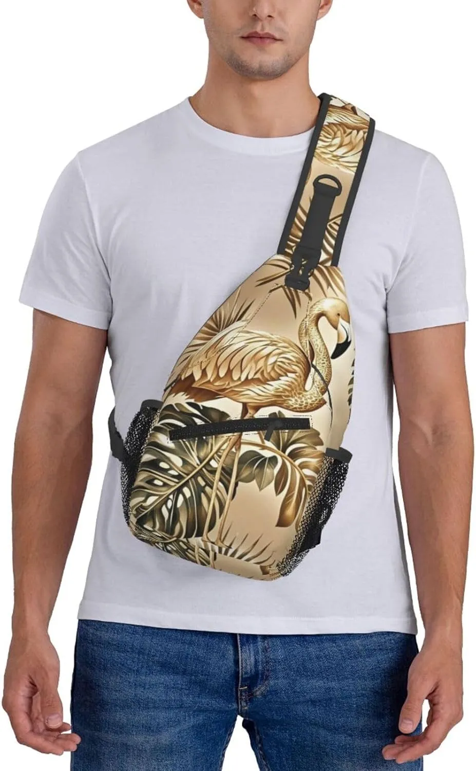 Frog and Pond Crossbody Bags Cross Chest Bag Adjustable Sling Backpack for Women Men