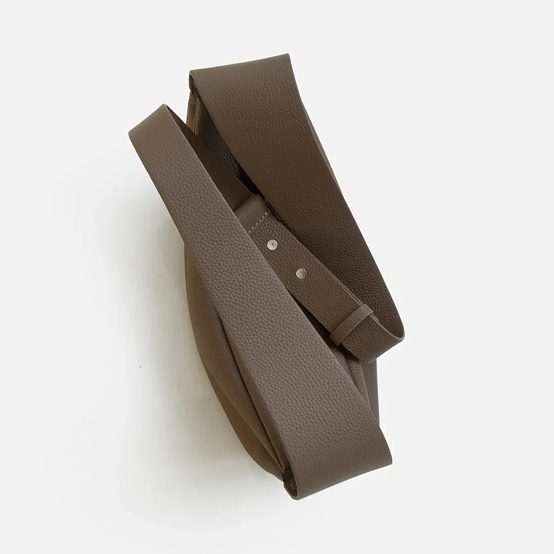 Full Grain Leather Minimalist Sling Bag