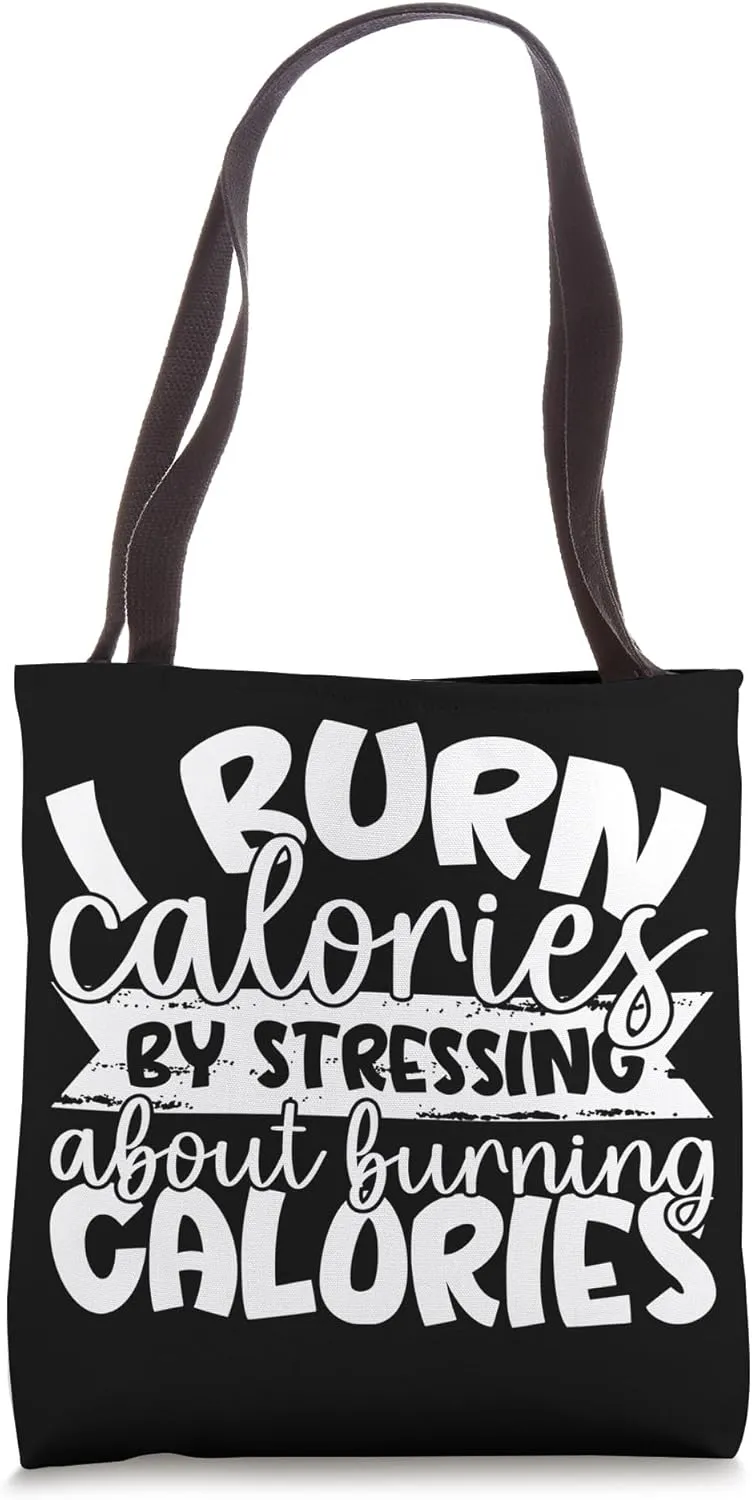 Funny Weight Loss Calorie Deficit Workout Gym Fitness Tote Bag