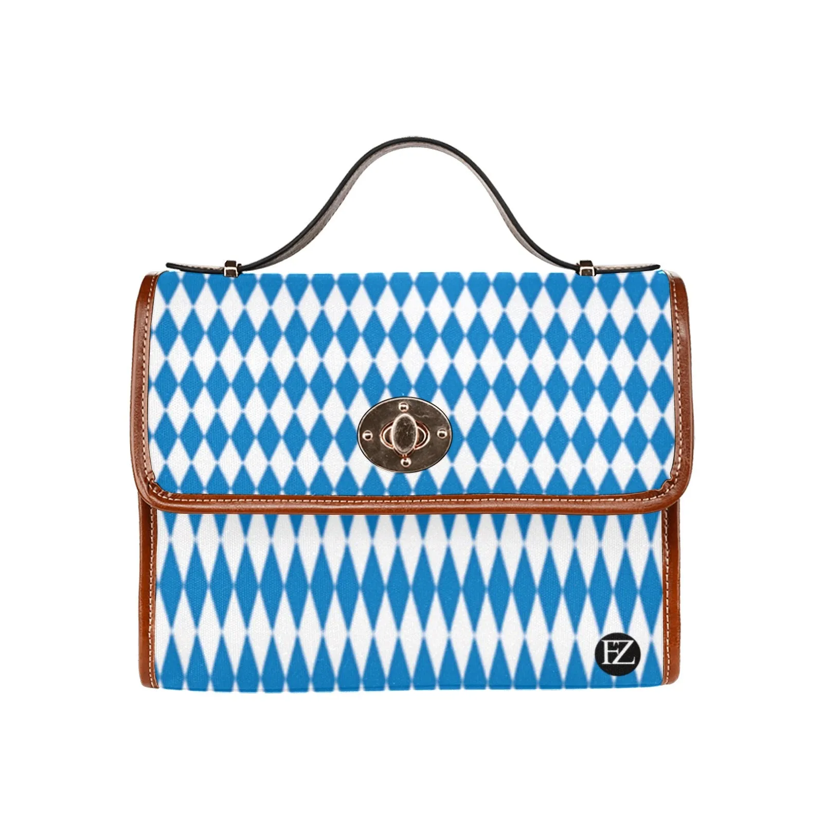 FZ BLUE DIAMOND HANDBAG