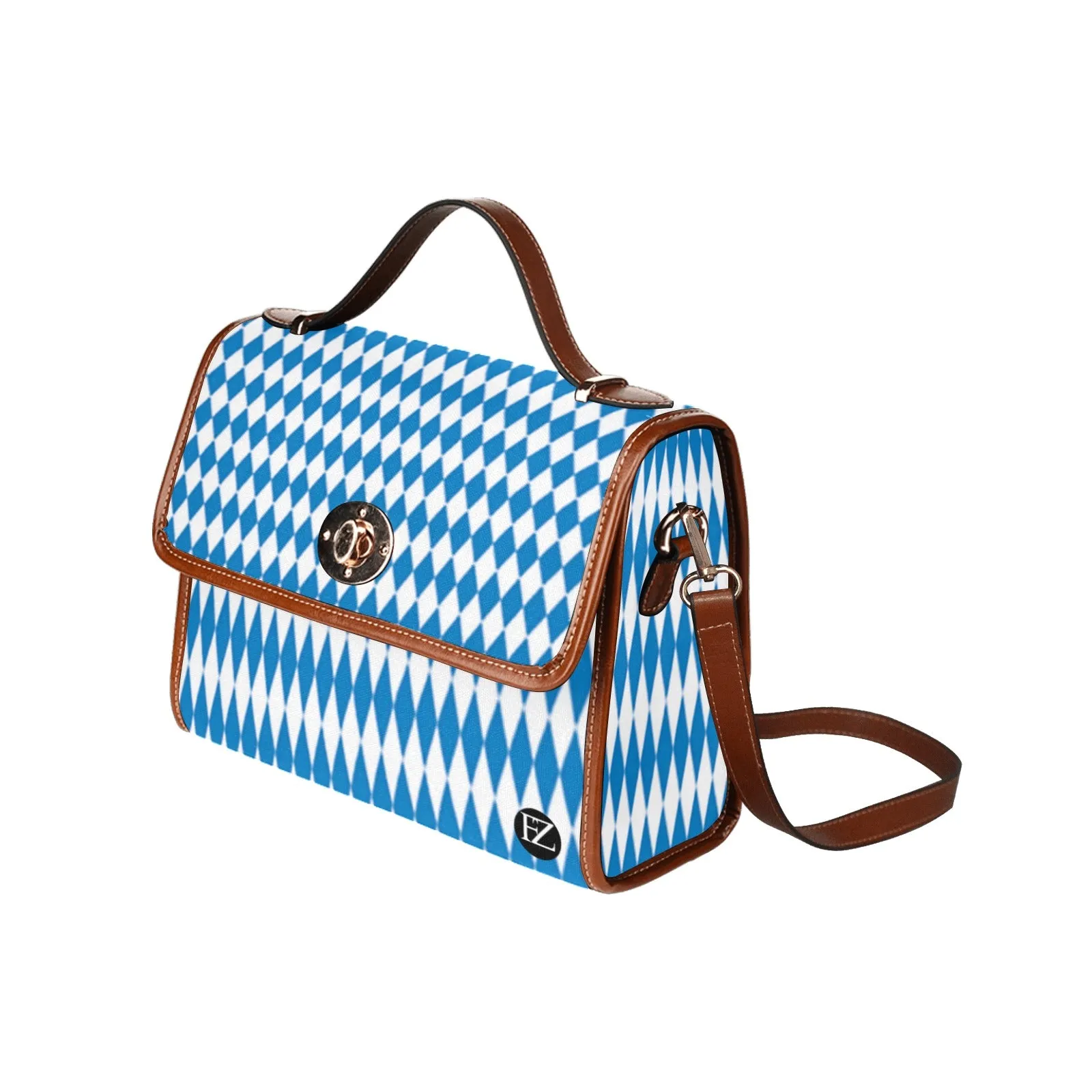 FZ BLUE DIAMOND HANDBAG