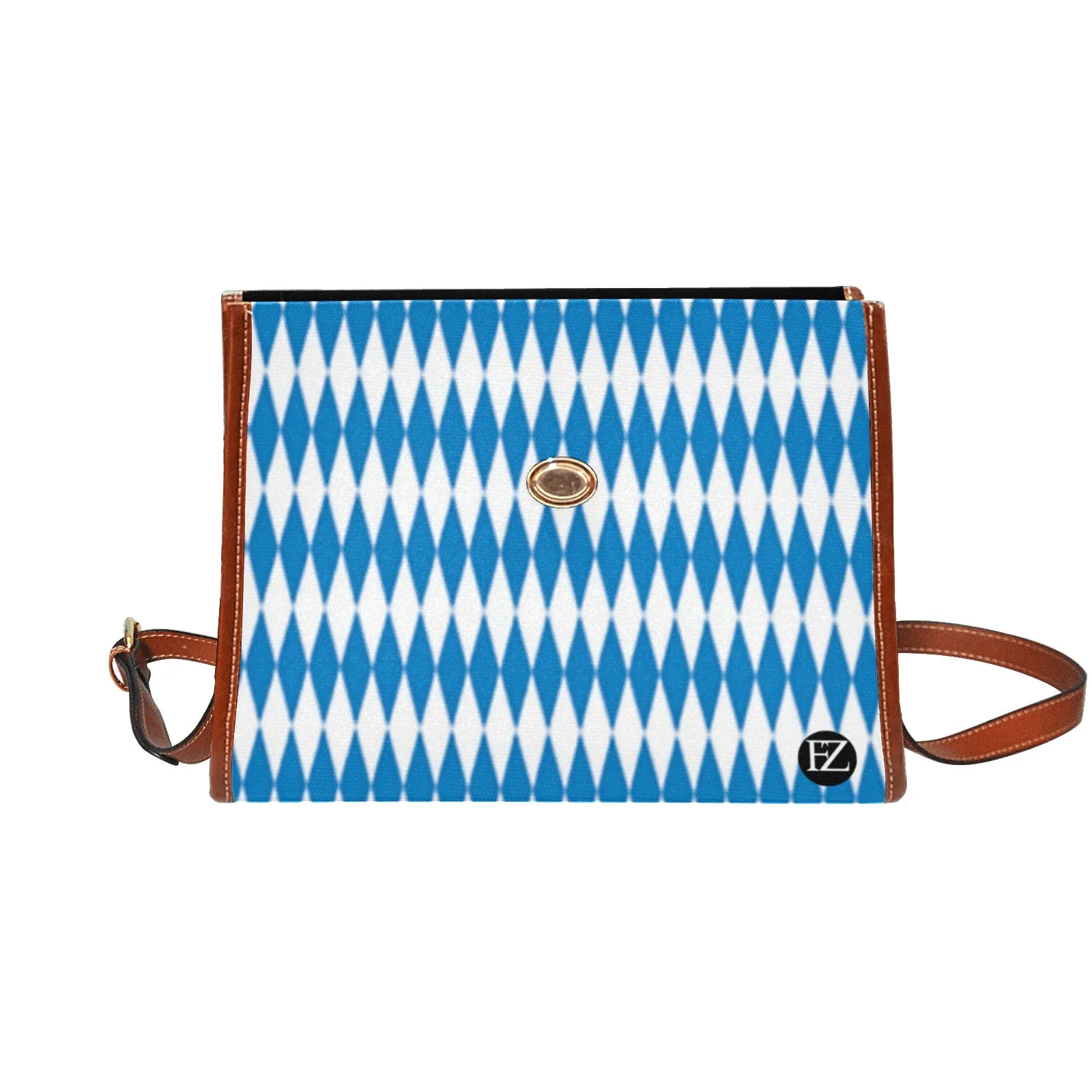 FZ BLUE DIAMOND HANDBAG