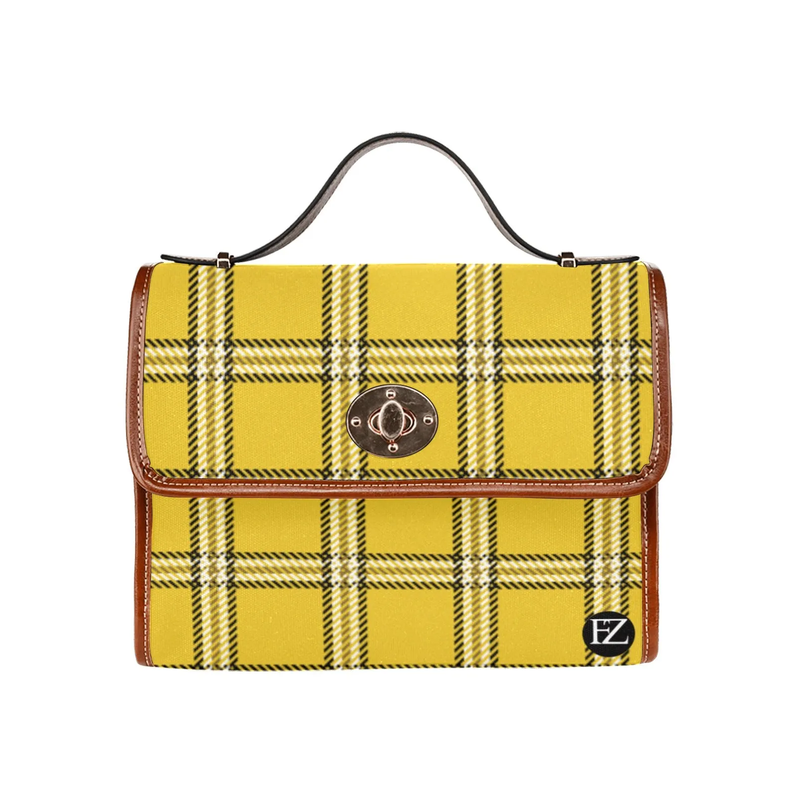 FZ Women's Plaid Hand Bag