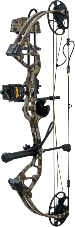Gamekeeper Royale Ready to Hunt Youth Compound Bow Package with up to 50 lb. Draw Weight, Mossy Oak Bottomland