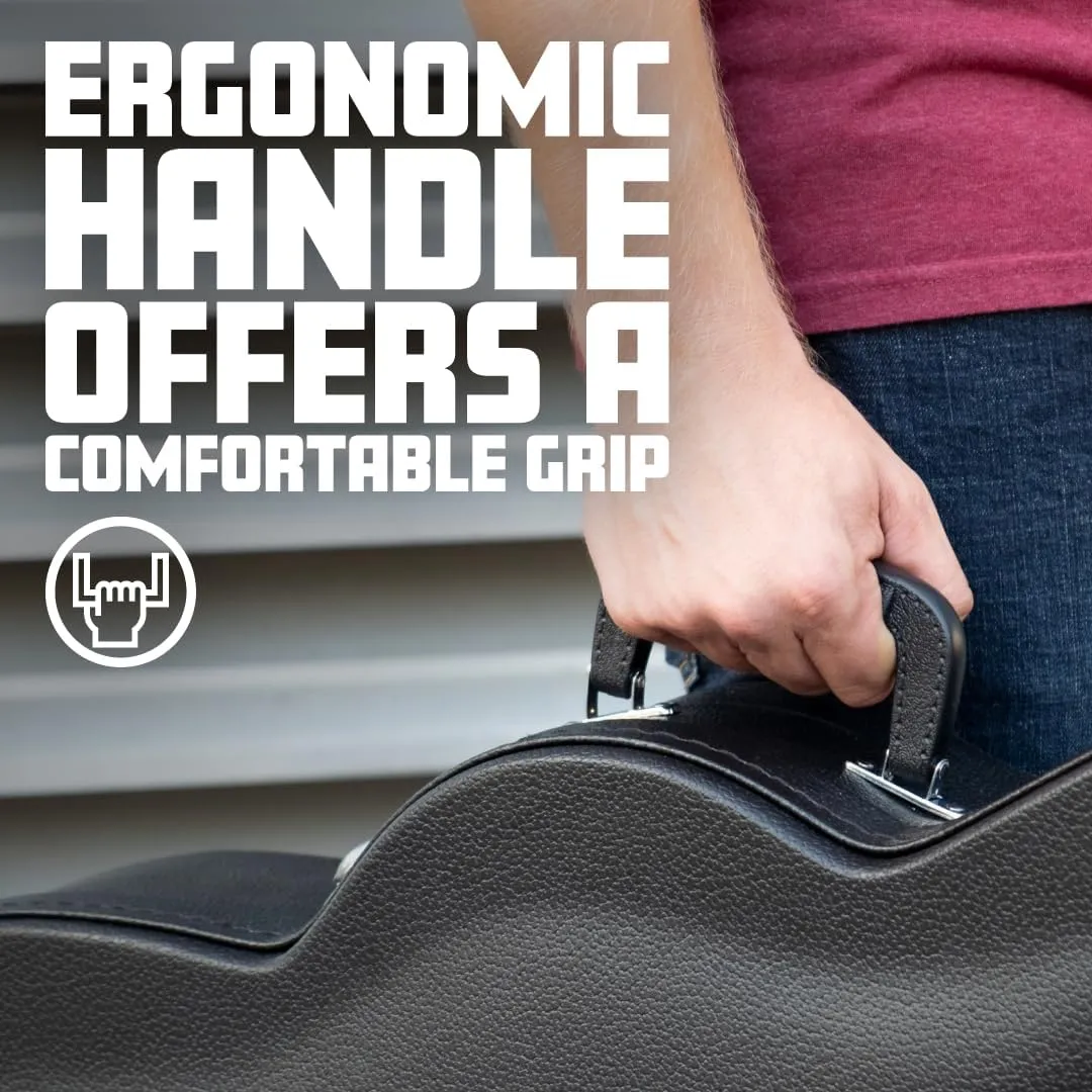 Gator Cases Hard-Shell Wood Case for Electric Bass Guitars, Fits Fender Precision/Jazz Bass, & More (GWE-BASS)