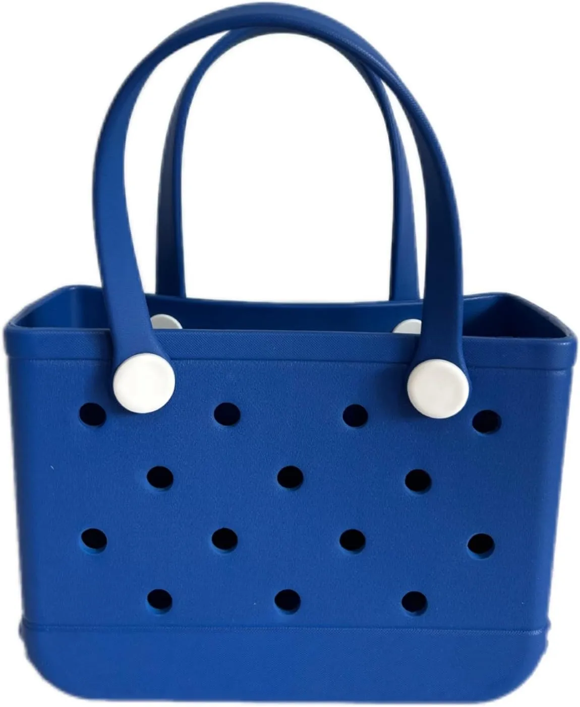 GBB Rubber Tote Bag Small Beach Bag Waterproof Outdoor Tote Bag Washable Tote Portable Travel Bag Open Handbag for Daily