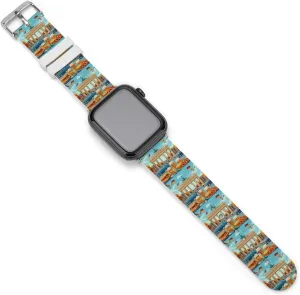 German Flag Food Beers Adjustable Silicone Watchband Compatible with IWatch Classic Soft Sports Watch Strap for Men Women