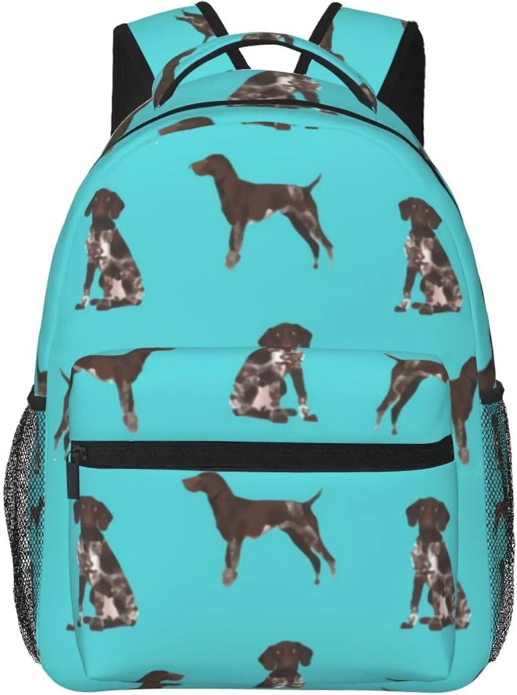 German Shorthaired Pointer Dog Pets Dog Backpack Laptop Backpack Sports Travel Shoulder bag Light casual backpack