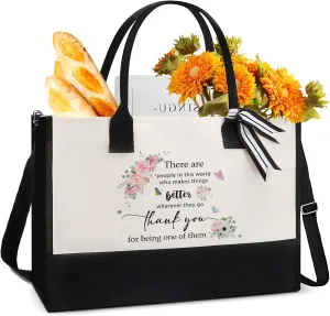 Gifts for Women, Her, Mom, Wife, Sisters, Best Friends - Canvas Tote Bag, Funny Handbag, Birthday Christmas Gifts