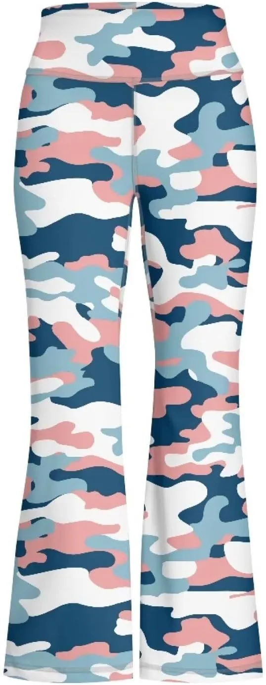Girls' Flare Leggings Flare Yoga Pants High Waist Bootcut Bell Bottom Leggings for Kids Dance Workout Casual Pant