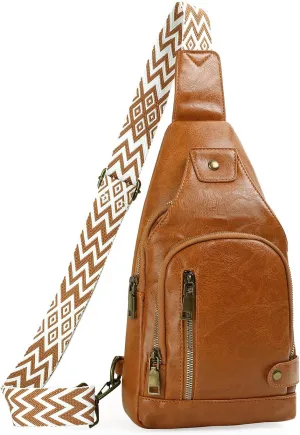 GOIACII Shoulder Bag Women Leather Sling Crossbody Bag