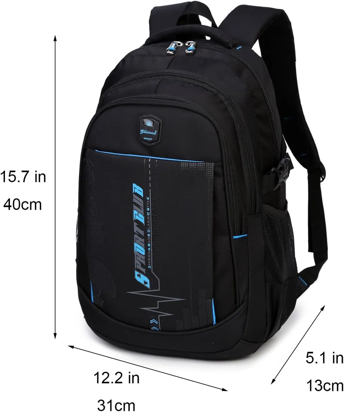 goldwheat School Backpack For Boys, Lightweight Laptop Backpack For College/Business Travel Casual Daypack Bookbag