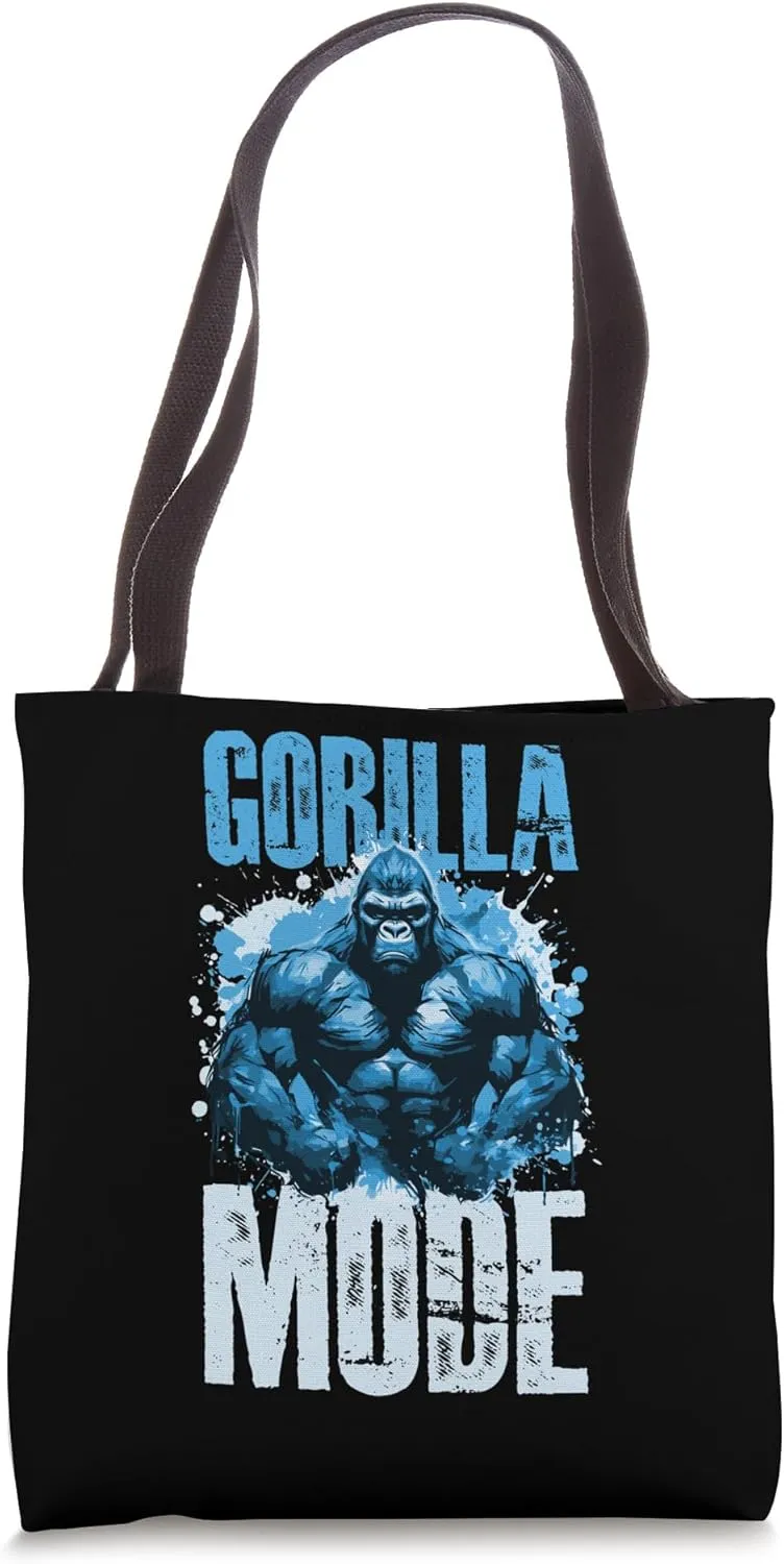 Gorilla Mode Beast | Muscles Fitness Workout Gym Tote Bag