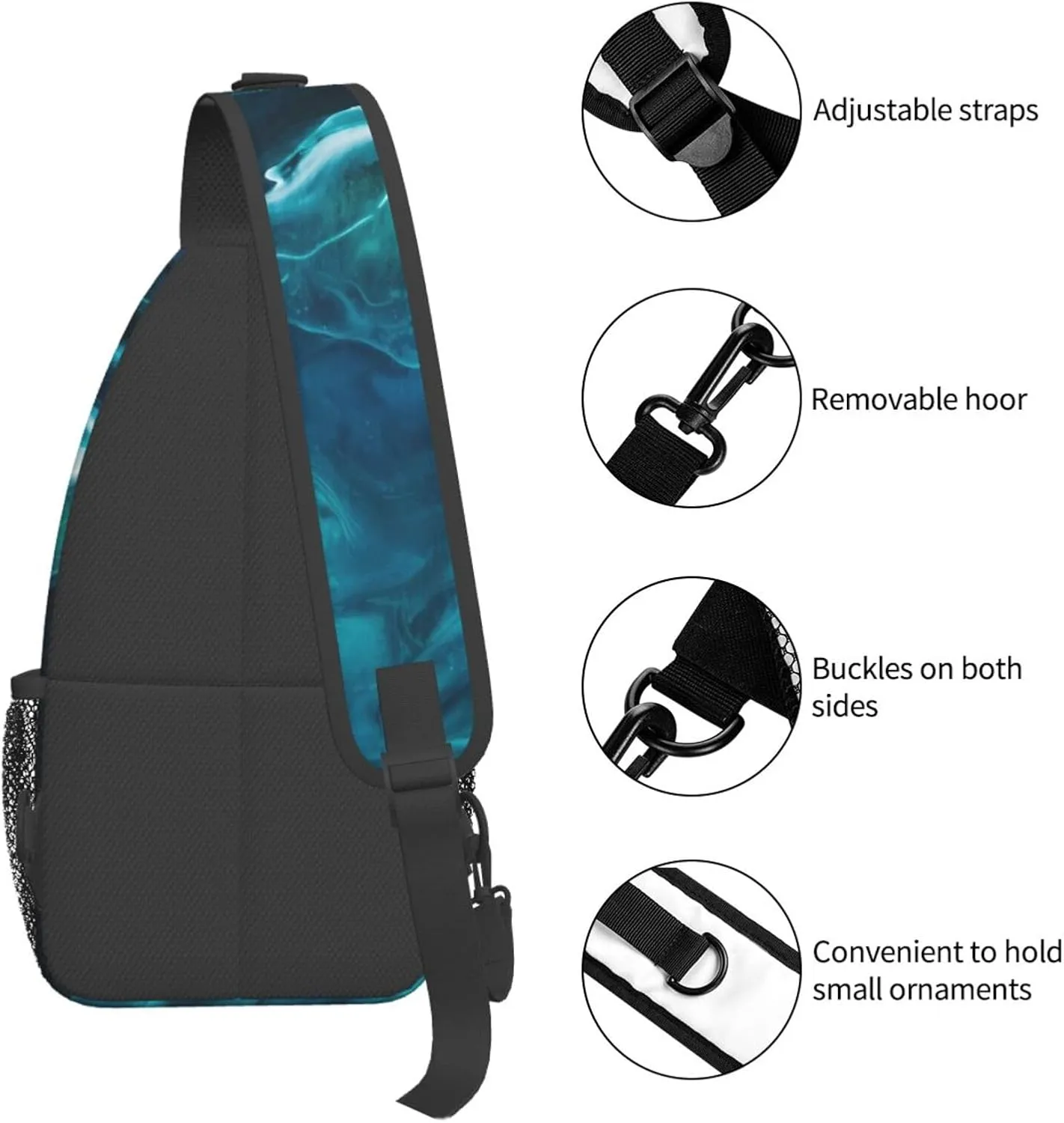 Gravity Ii Chest Sling Bag Crossbody Shoulder Backpack Bag Gym Cycling Travel Hiking Daypack Cross Bag