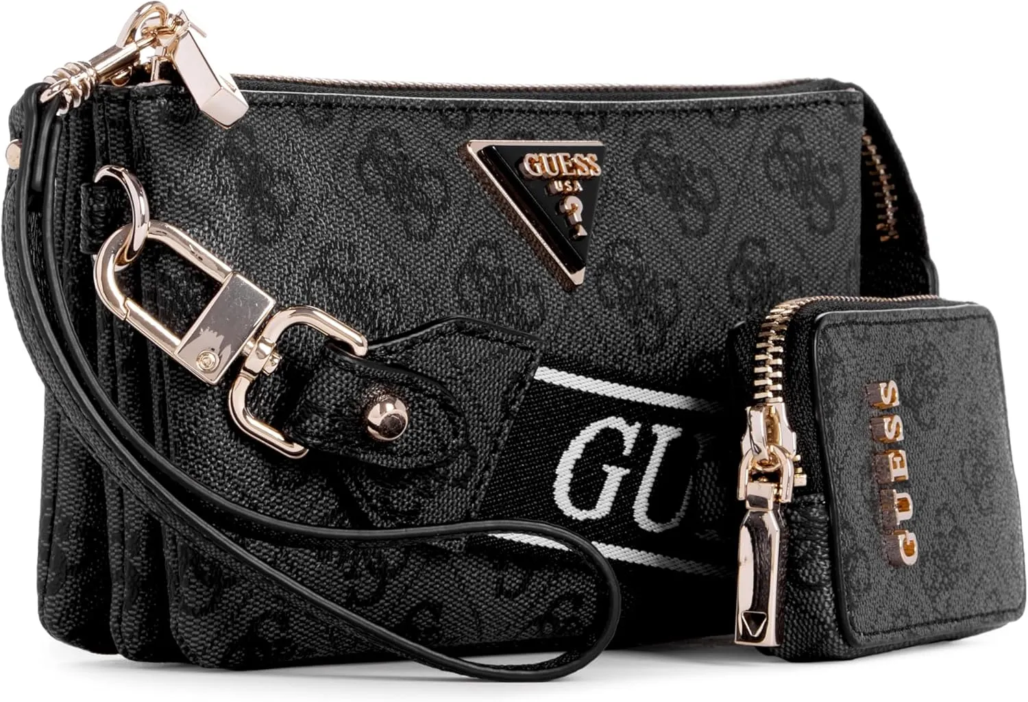 GUESS Latona Mini Triple Compartment Top Zip