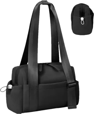 Gym Bag, Waterproof Multi-Pocket Compartment Gym Duffel Bag With Adjustable Strap, 4.5 * 7 * 12 In Dry& Wet Separation Design Sport Bag, Portable Small Gym Tote Bag For Women Men,Travel &Outdoor