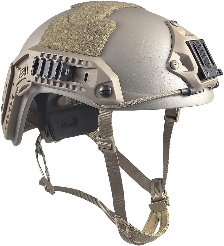 H World Shopping Adjustable Maritime 10 Level of Kevlar Fibre Protective Helmet Tan DE
