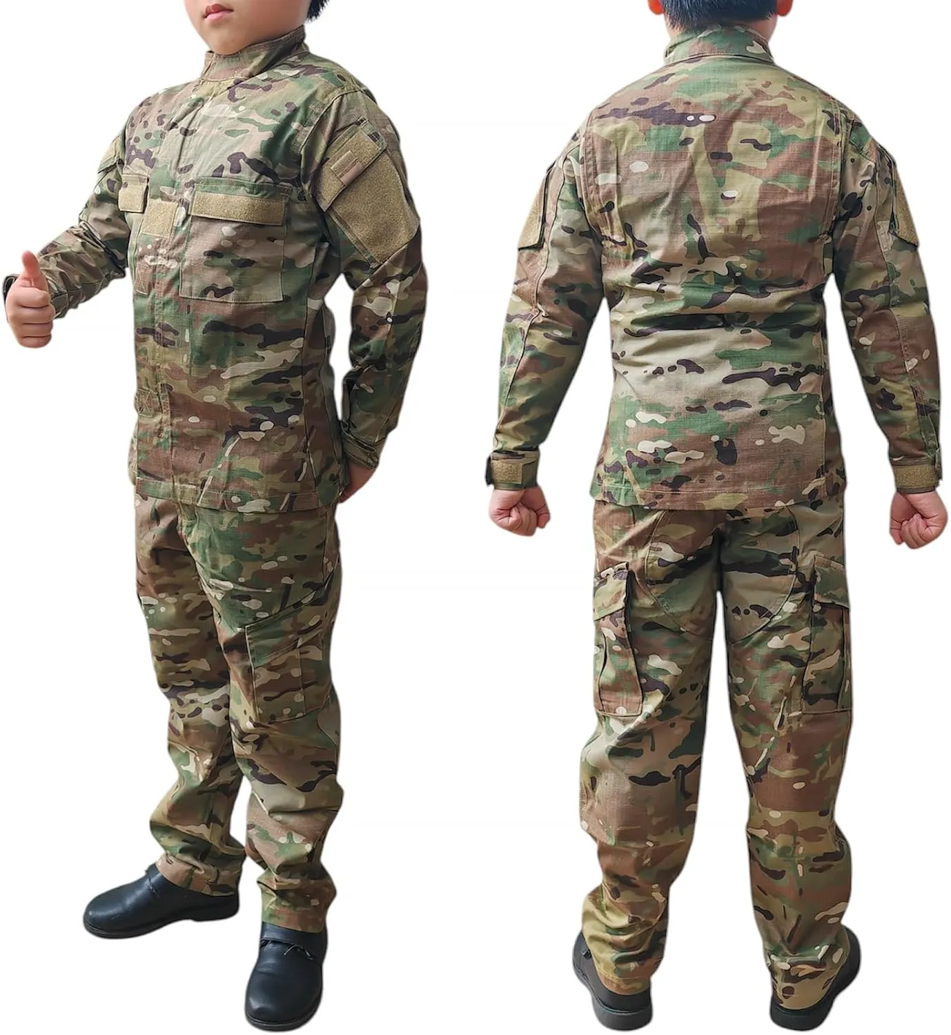 H World Shopping Tactical Airsoft Kids Clothing Children BDU Hunting Military Camouflage Combat Uniform Suit MC Camo