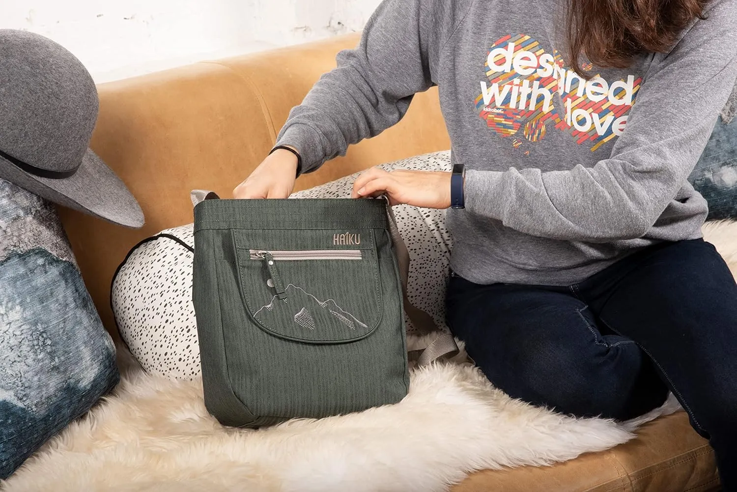 HAIKU Jaunt Eco-Friendly RFID Blocking Travel Crossbody Bag