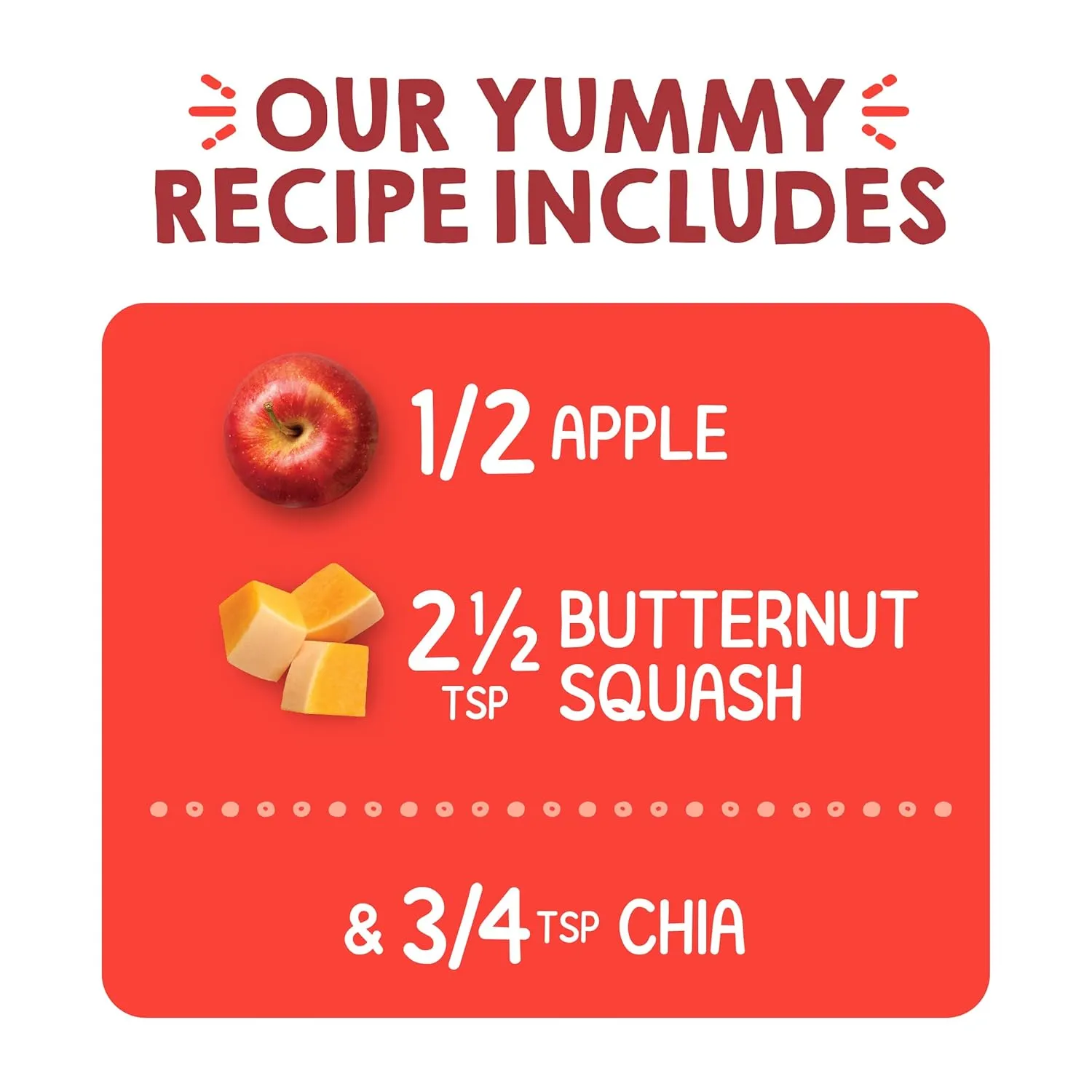 Happy Tot Organics Stage 4 Baby Food Pouches, Gluten Free, Vegan Snack, SuperFoods Fruit & Veggie Puree, Apples, Butternut Squash & Chia, 4.22 Ounce (Pack of 16)