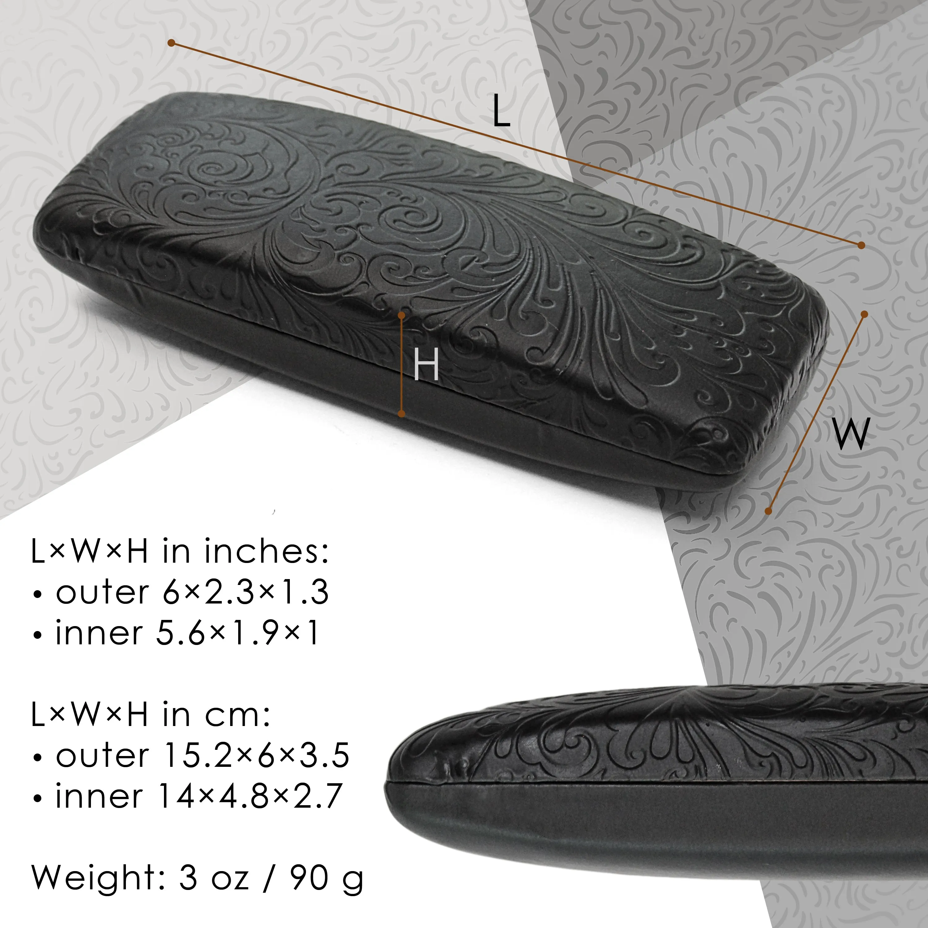 Hard Shell Designer Eyeglass Cases for Women - Unique Stylish Protection