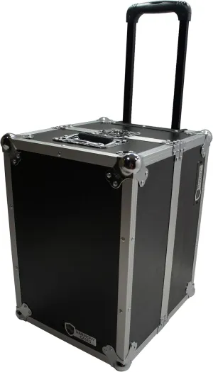 Harmony Audio Case HCLPHWE Rolling Flight Case Wheels & Handle 100 LP Vinyl Records