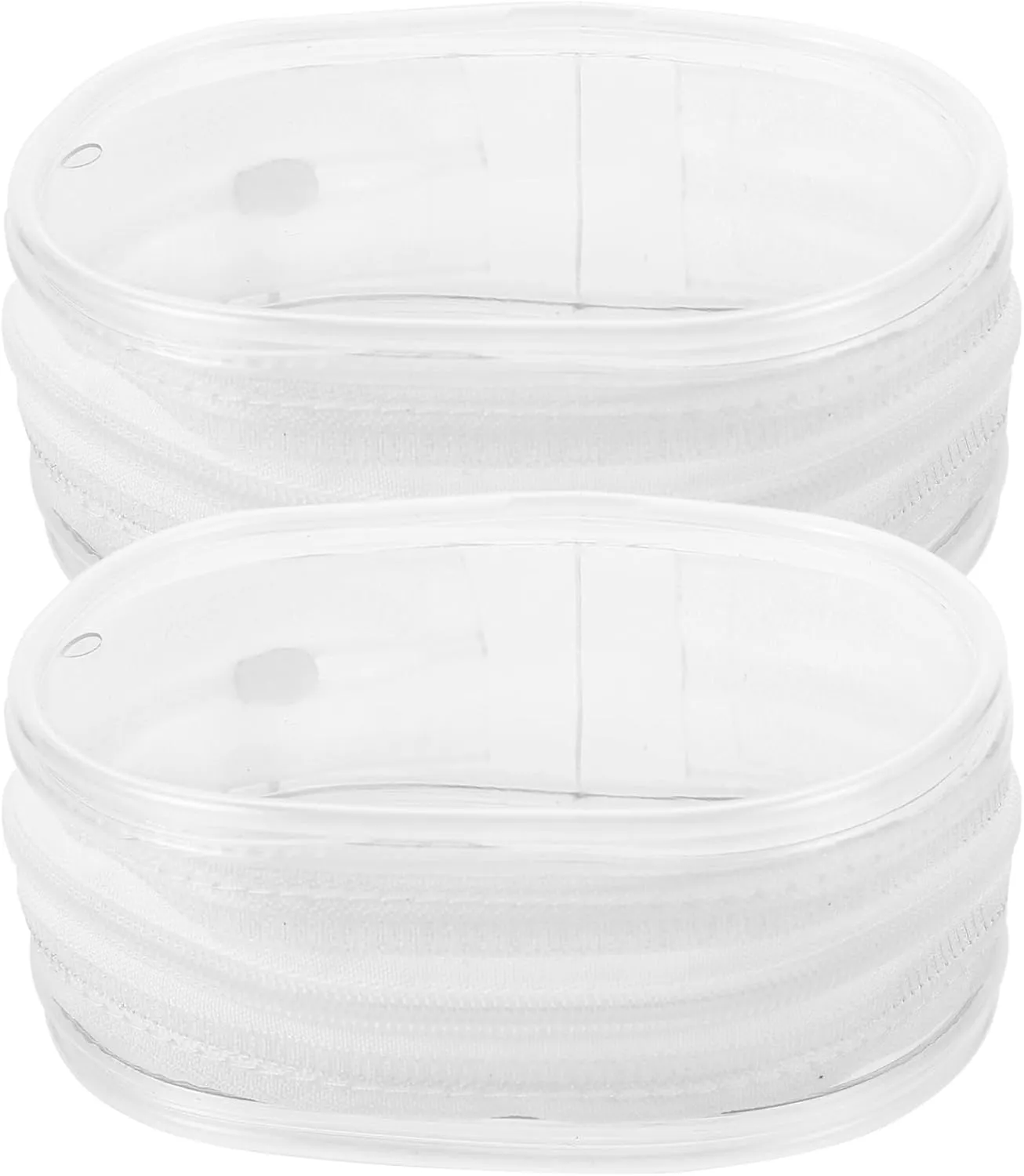 Healvian 2sets 2pcs Mini Doll Display Bags Transparent Doll Storage Pouch Figures Collectibles Lightweight Durable Storage for Jewelry and Accessories 2pcs*2
