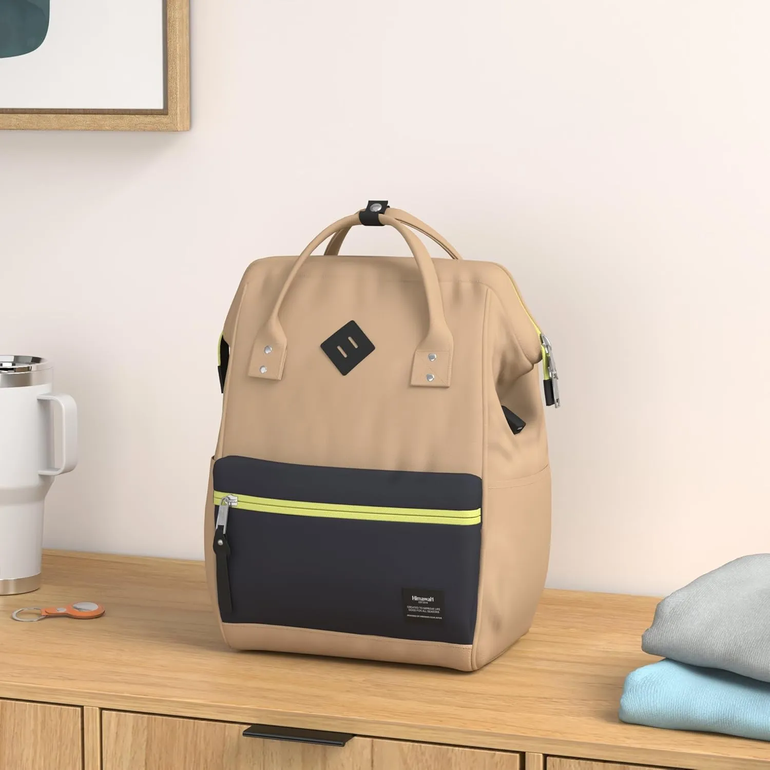 Himawari Laptop Backpack for Women & Men - Travel Backpack With USB Charging Port, Water Resistant, College & Business Bag