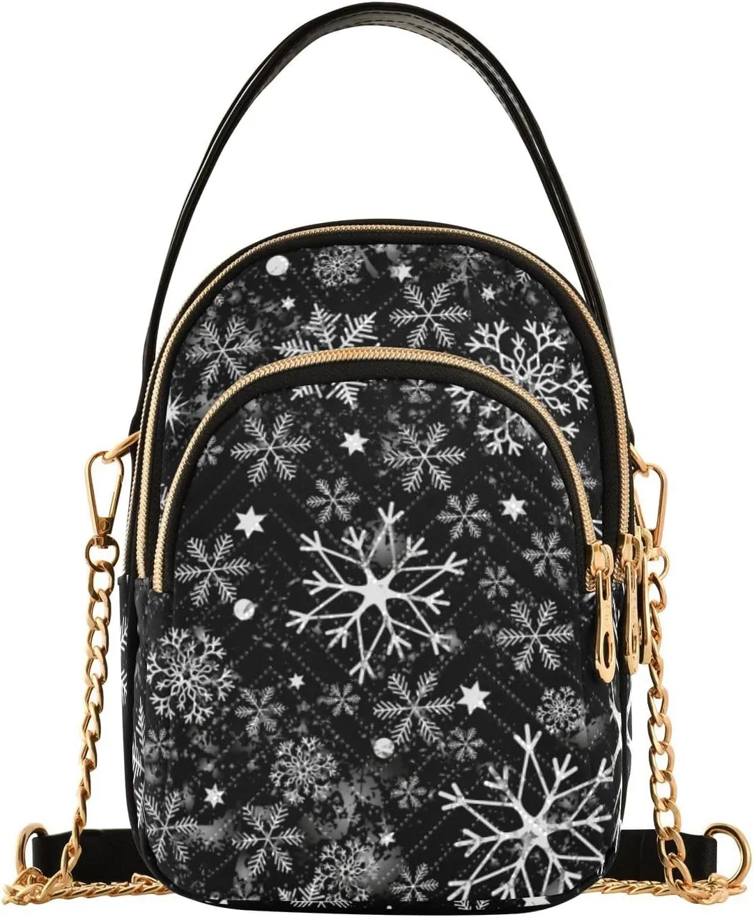 Holiday Festive Cell Phone Purse Crossbody Handbag Durable Shoulder Bag Travel Pouch