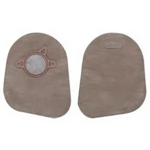 Hollister 18394 New Image 7" Closed Mini-Pouch - Flange 2(3/4)", Blue, Beige Opaque, Box of 60