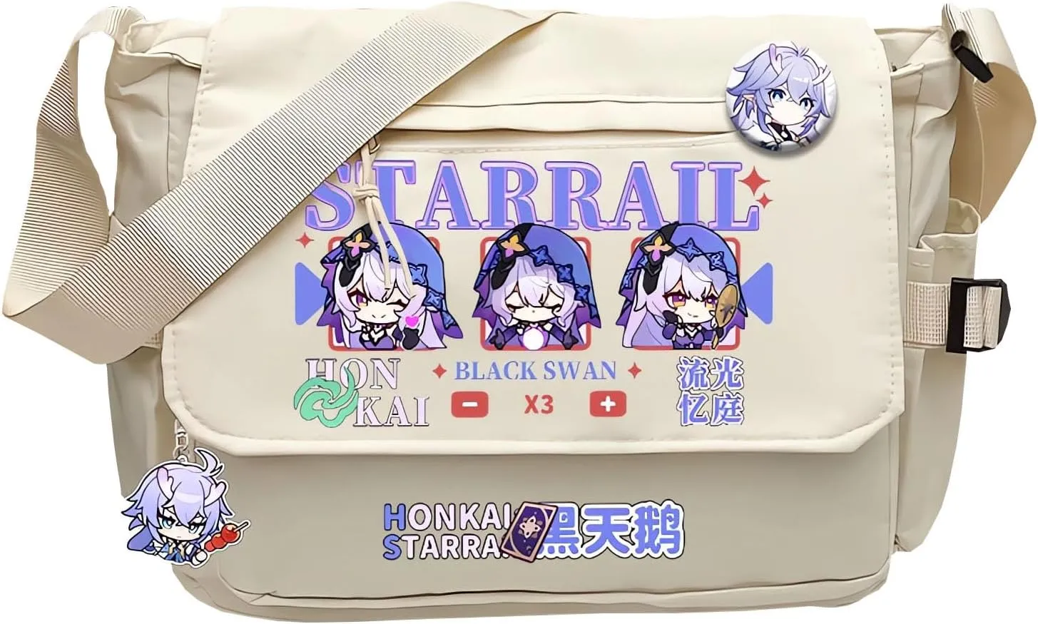 Honkai Star Rail Handbag Topaz Crossbody Bag Cute Single Shoulder Bag Adult 3D Print Anime Backpack Bag
