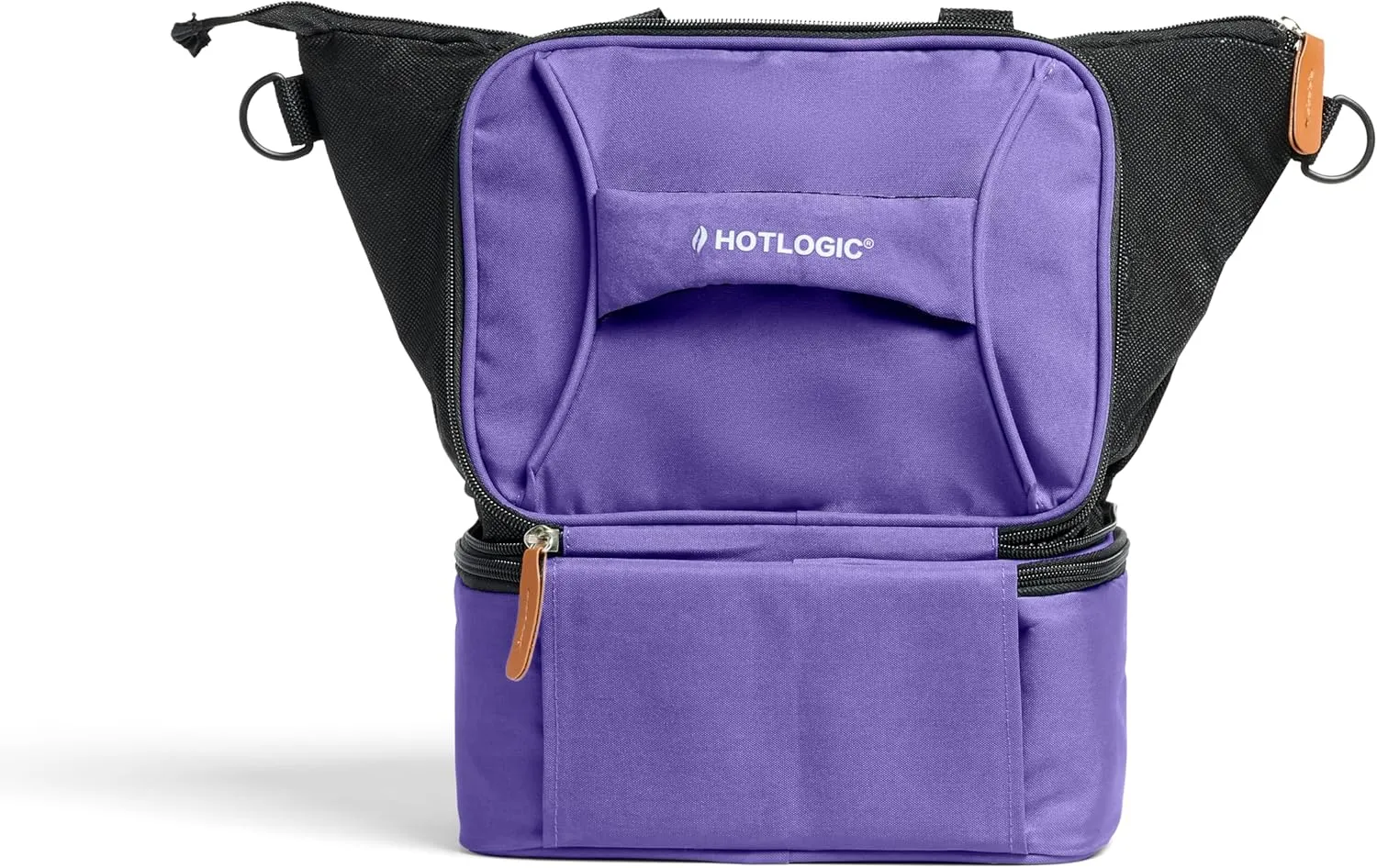 HotLogic 16801169-PUR Food Warming Tote Lunch Bag Plus 120V, Purple