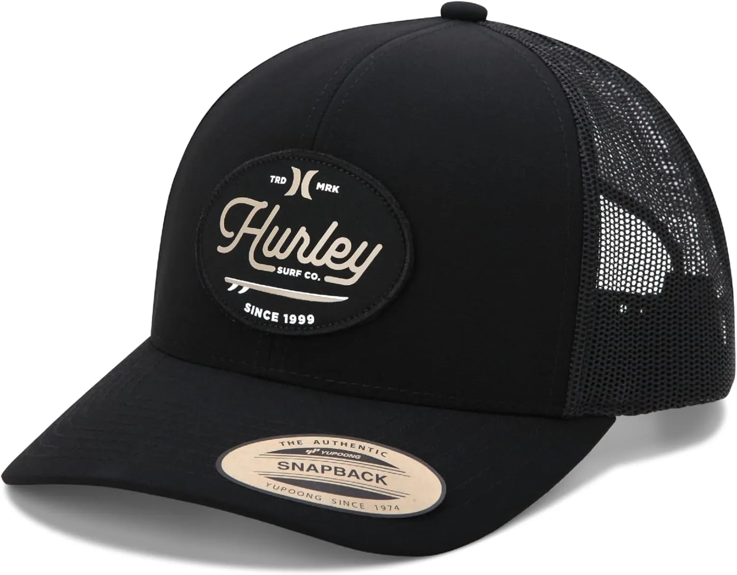 Hurley Mens' Hat - Beach Break Trucker Water Resistant Baseball Cap