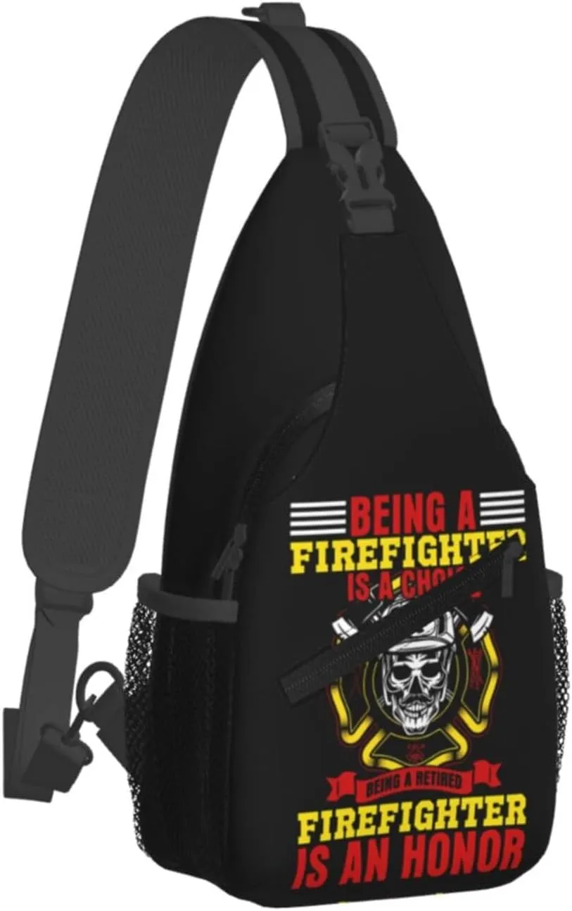 I Am A Veteran My Oath Of Enlistment Sling Bag Adjustable Crossbody Bag Casual Chest Bags Travel Shoulder Backpack