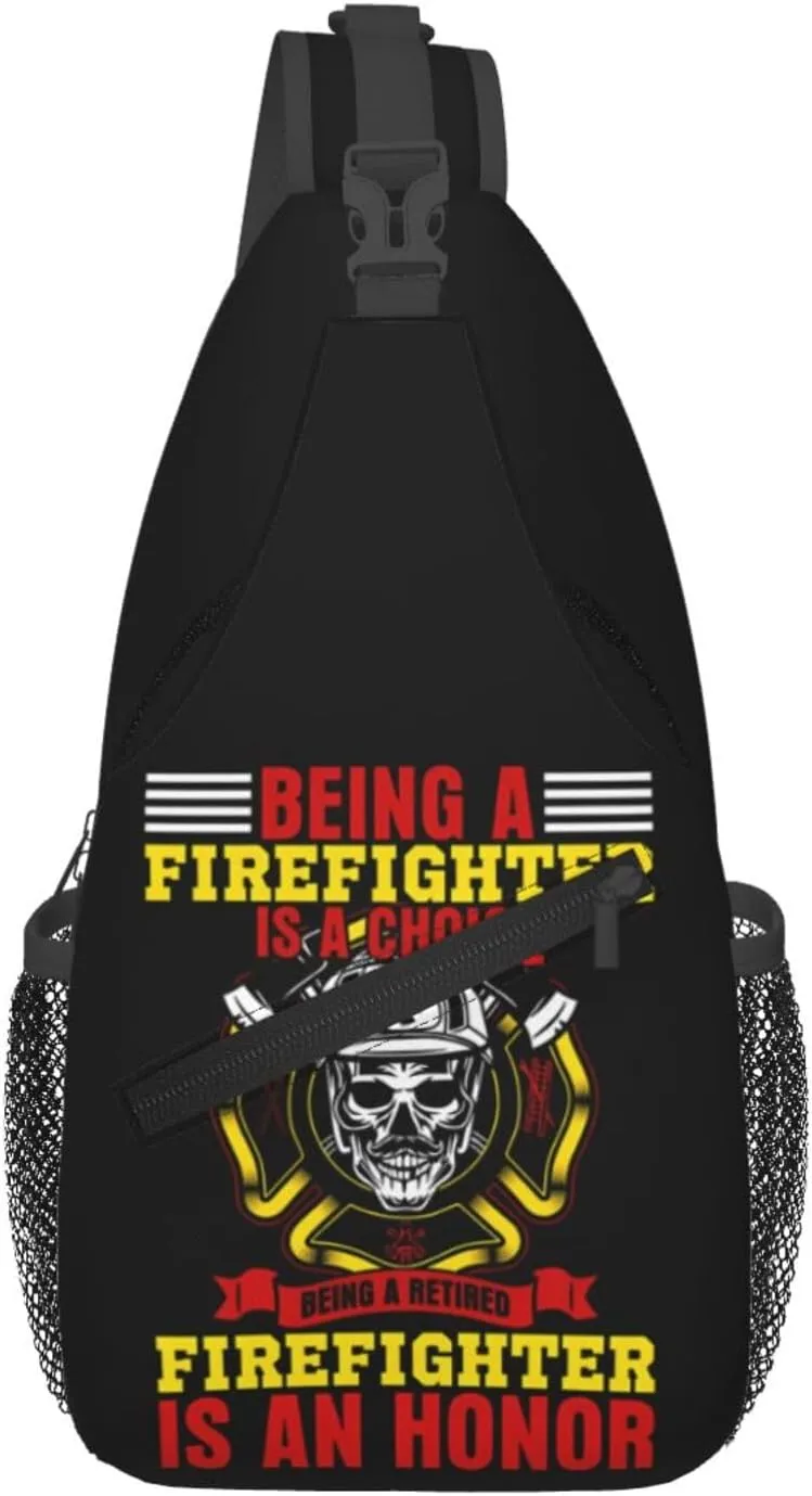 I Am A Veteran My Oath Of Enlistment Sling Bag Adjustable Crossbody Bag Casual Chest Bags Travel Shoulder Backpack