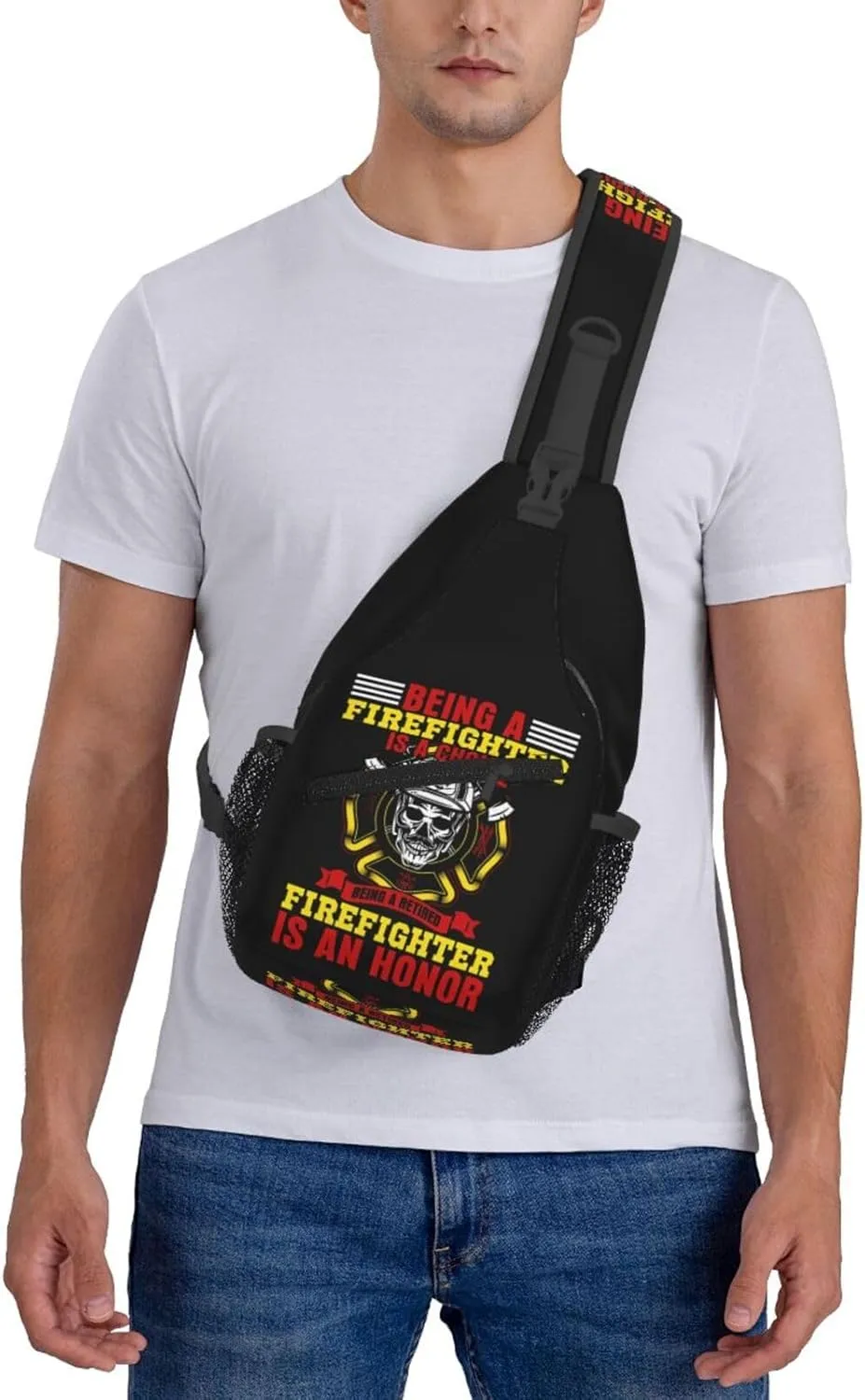 I Am A Veteran My Oath Of Enlistment Sling Bag Adjustable Crossbody Bag Casual Chest Bags Travel Shoulder Backpack