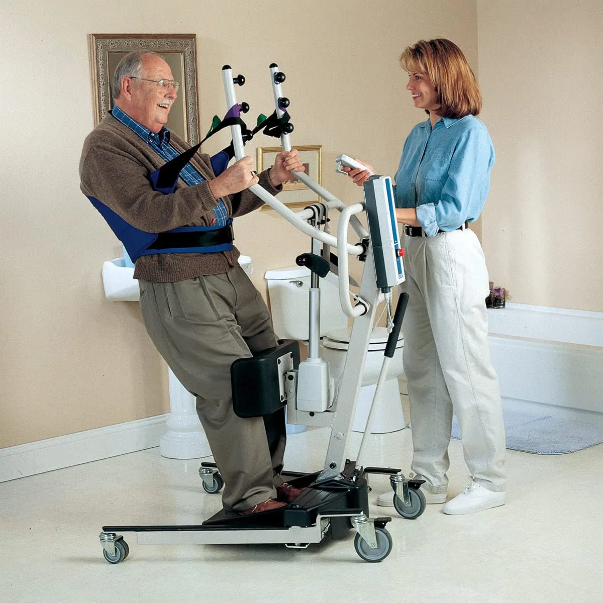 Invacare R130 Reliant Stand Assist Standing Sling for Patient Lifts, Solid Fabric, One Size