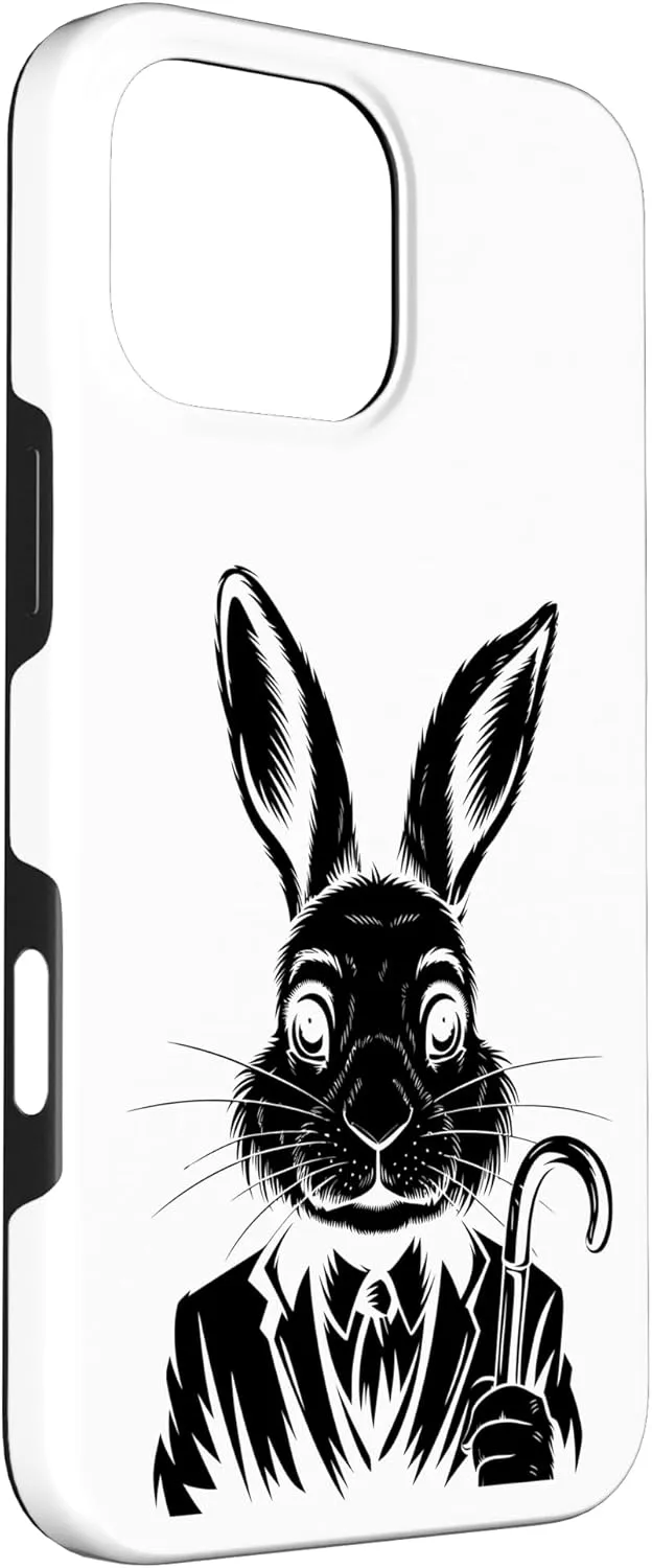 iPhone 16 Pro Max #snirt Rabbit in Suit T-Shirt Business Rabbit in Sako Rabbit Suit Case