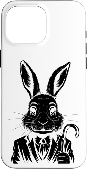 iPhone 16 Pro Max #snirt Rabbit in Suit T-Shirt Business Rabbit in Sako Rabbit Suit Case