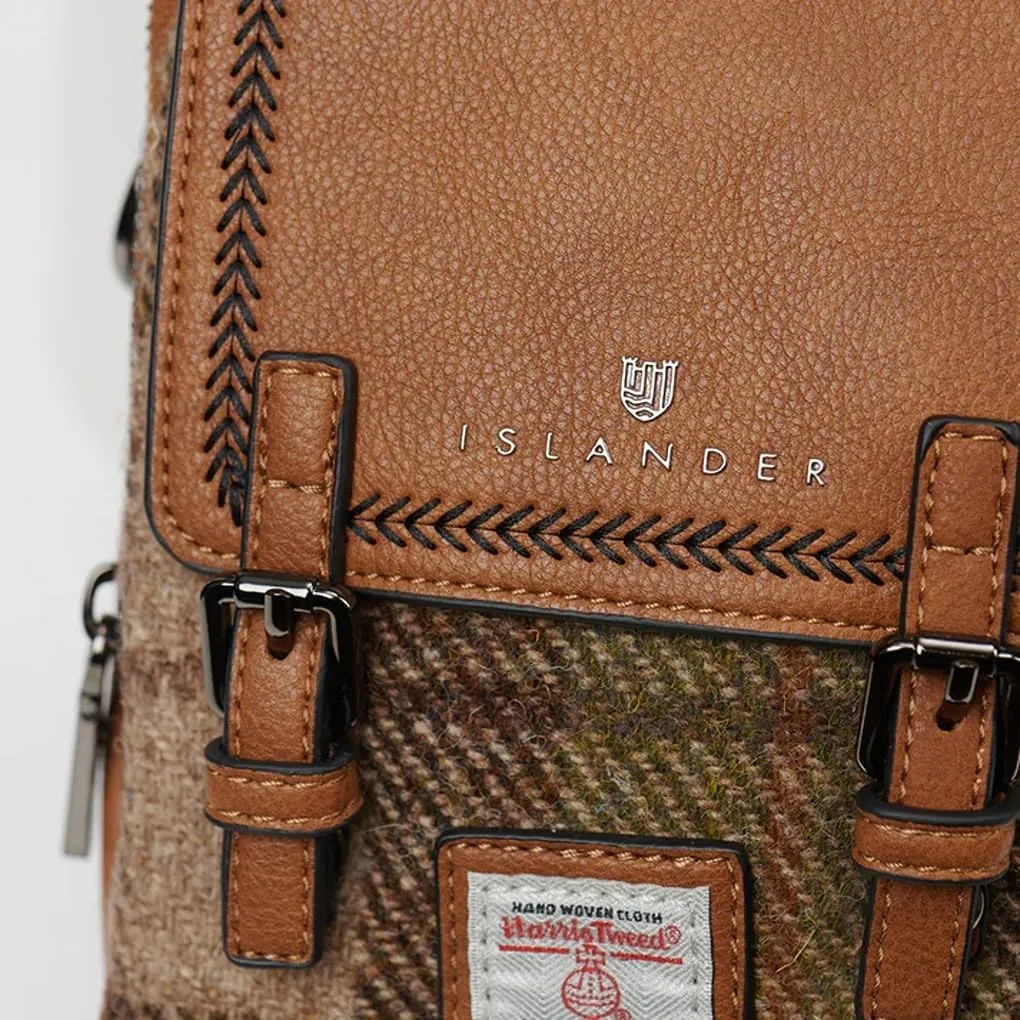 Islander The Baby Jura Crossbody Harris Tweed & Microfibre Leather