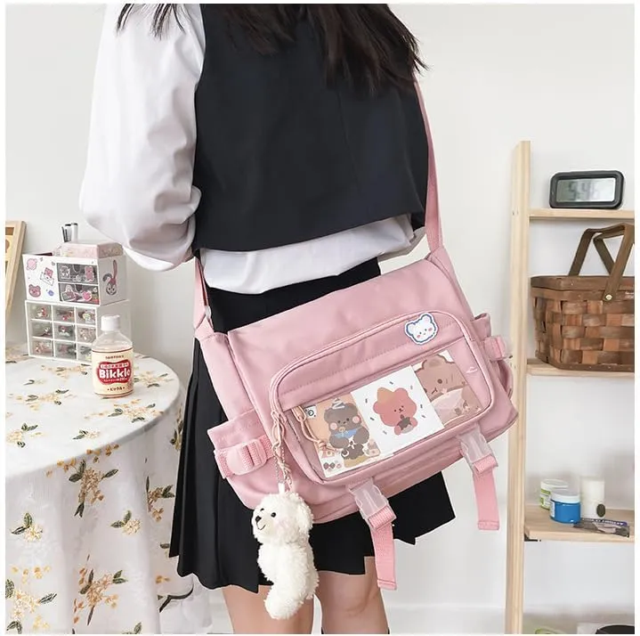 Ita Cute Cosplay Crossbody Shoulder Bag - Messenger Tote - Japanese Uniforms