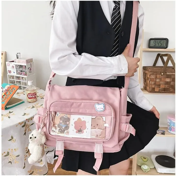 Ita Cute Cosplay Crossbody Shoulder Bag - Messenger Tote - Japanese Uniforms