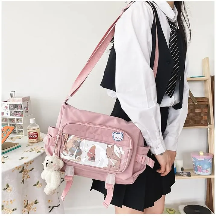 Ita Cute Cosplay Crossbody Shoulder Bag - Messenger Tote - Japanese Uniforms